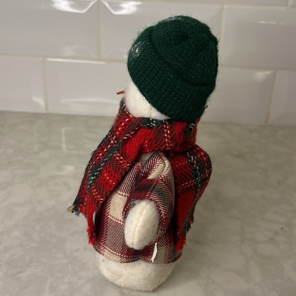 6.5” felt plush snowman with weighted bottom. - Picture 3 of 6